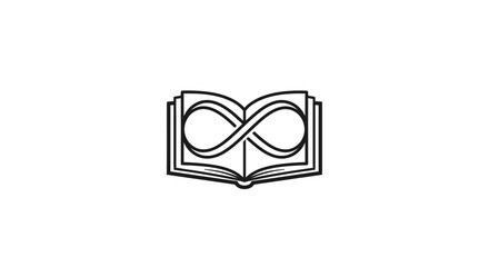 Infinity Knowledge: A Symbol of Boundless Learning and Eternal Wisdom in a Book