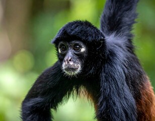 Close-up of a Spider Monkey.