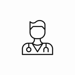 dentist doctor stethoscope icon sign vector
