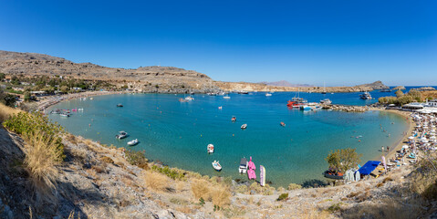 Obraz premium Lindos Beach