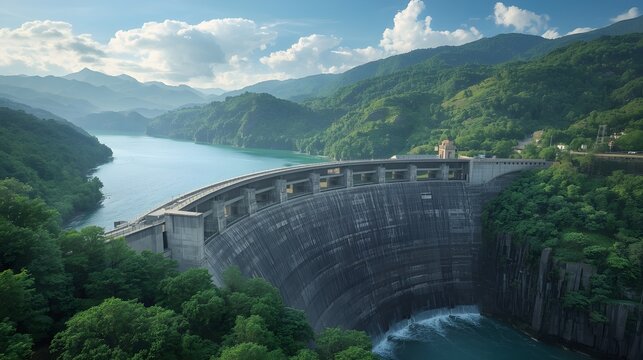 dam on the river