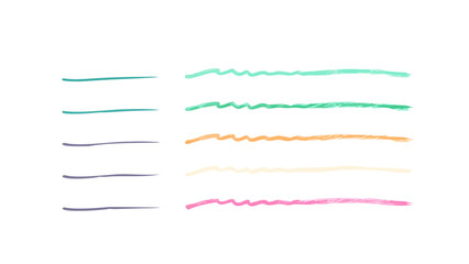 Abstract colorful lines art design element illustration vector graphic drawing sketch artistic strokes creative