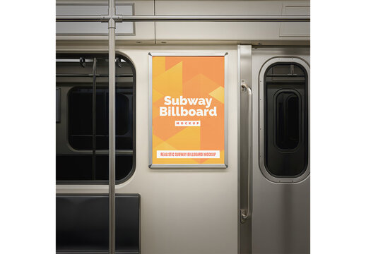 Subway Billboard Mockup 174