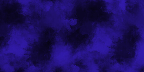 Abstract background with dark blue watercolor texture .smoke dark blue cloud exploding canvas background .hand painted vector illustration with watercolor design .