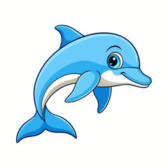 Obraz premium dolphin vector illustration