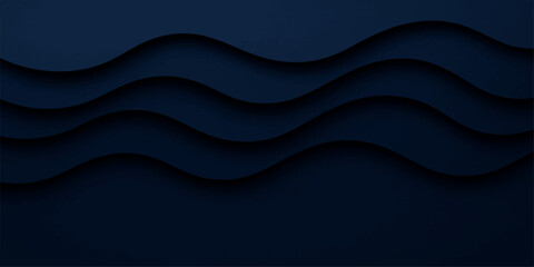 Elegant blue wave texture background with a smooth satin flow design