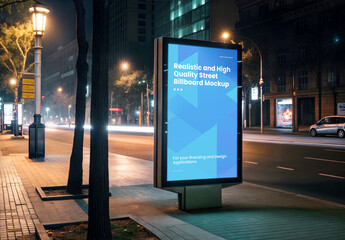 Street Billboard Mockup 44