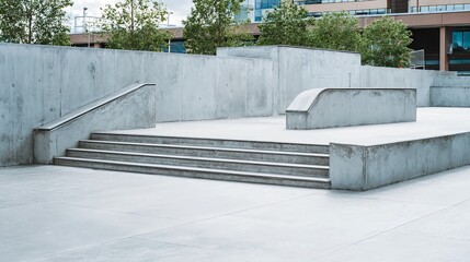 Discover the thrill of skateboarding at this vibrant concrete park, showcasing urban culture and providing an outlet for extreme sports enthusiasts to express themselves freely