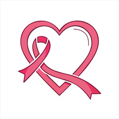 Pink Ribbon &ndash; Breast Cancer Awareness Symbol