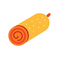 vector of a pizza roll
