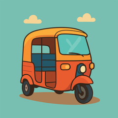 Fototapeta premium Tuc Tuc (Mototaxi Latino)