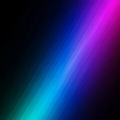 Abstract diagonal gradient with vibrant blue, purple, and teal colors on a dark background, featuring a striped digital texture.