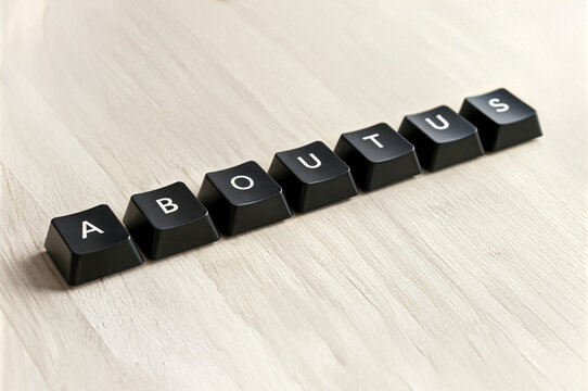 about us word concept keyboard buttons web banner acerca de nosotros palabra concepto teclado botones &agrave; propos de nous concept mot boutons du clavier
