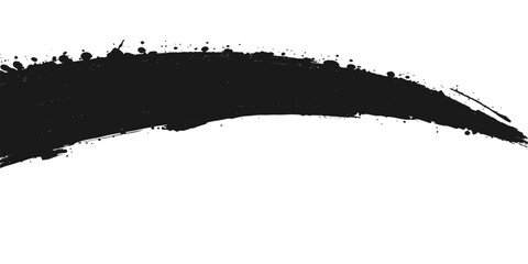 Vintage grungy black and white illustration of a woman in a textured vector frame border with paint, ink splash, and rough brush stroke design elements