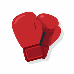 Boxing Gloves Vector Icon Illustration