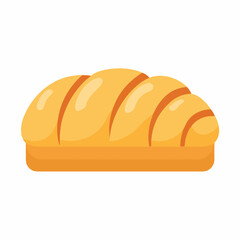 Simple Bread Loaf Vector Icon