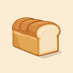 Simple Bread Loaf Icon Design