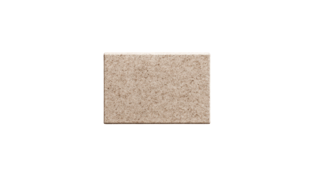 Rectangular light beige textured surface