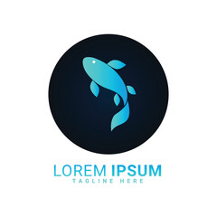 logo, vector, icon, design, symbol, illustration, business, fish, sign, bird, art, company, sea, logotype, shape, concept, element, web, water, nature, color