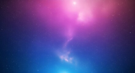 Vibrant Nebula in Deep Space with Tiny Stars