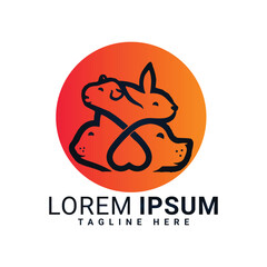 vector, symbol, logo, art, cartoon, business, zoo, card, bear, california, elephant, design, animal, icon, dog, silhouette, flag, mammal, horse, black, pet, love, cat, sign, illustration