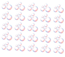 Abstract duck bubbles wallpaper / Fondo de pantalla abstracto con burbujas y patos / Abstraktes Entenblasen-Wallpaper