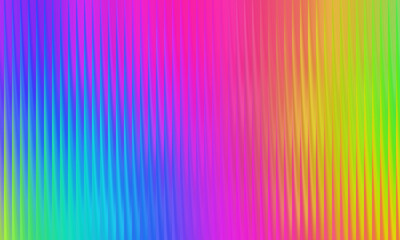 Vibrant rainbow gradient with vertical ribbed texture, abstract background with bright colors like blue, pink, yellow, and green background