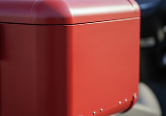 Red Storage Box Texture Detail