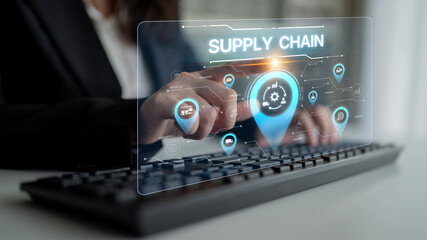 Supply chain processes with data-driven logistics, transportation, and distribution. enhances...