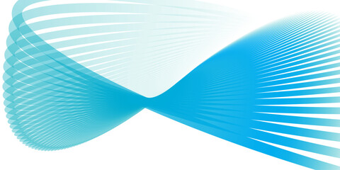 Abstract blue background with vector wave lines and curve pattern illustration for digital business design wallpaper