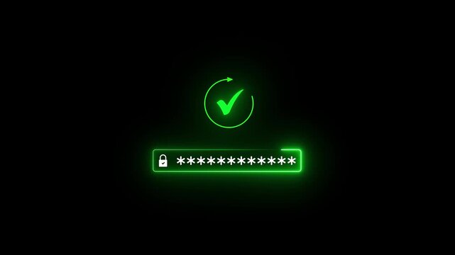 Modern cybersecurity concept, businessman entering password on smartphone, emphasizing encrypted data, internet privacy, secure login and digital protection, Glowing neon background, 4k