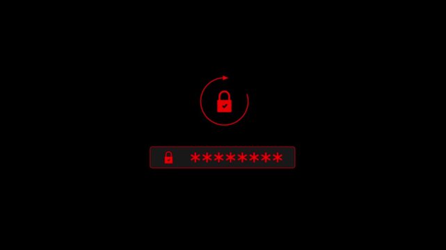 Modern cybersecurity concept, businessman entering password on smartphone, emphasizing encrypted data, internet privacy, secure login and digital protection, Glowing neon background, 4k