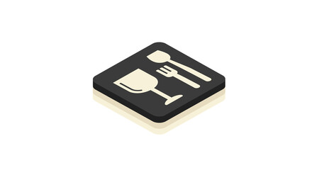 Isometric heart icons with touch gestures for social media concepts