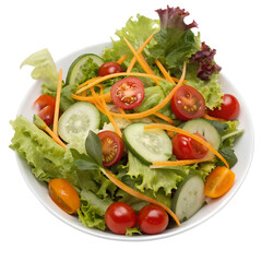 Garden Salad on transparent background