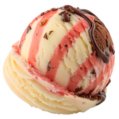 Gelato on transparent background Gelato on transparent background