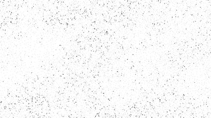 Black dotted stipple texture on white surface. Grain noise vector pattern for grunge overlay or abstract background. Abstract graphic design element.