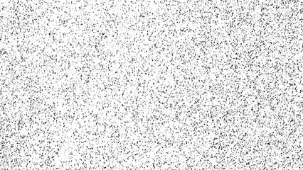 Black grain texture or dot noise effect on white background for graphic design. Abstract stipple texture concept.