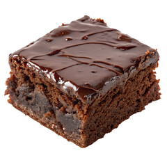 Brownie on transparent background Brownie on transparent background
