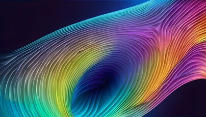 Vibrant Abstract Colorful Swirl
