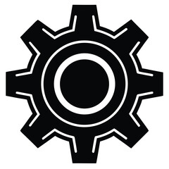 settings gear vector icon