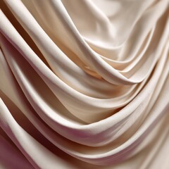 A close-up of a luxurious pink satin fabric with a subtle sparkle effect, showcasing its soft texture and elegant sheen against a blurred background