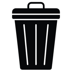 trash bin vector icon