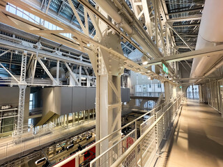 Modern Industrial Production Facility with Advanced Equipment