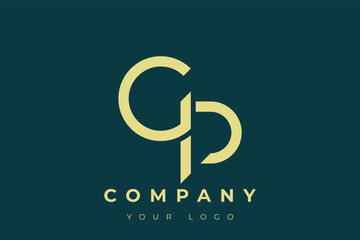 GP Modern Golden Logo