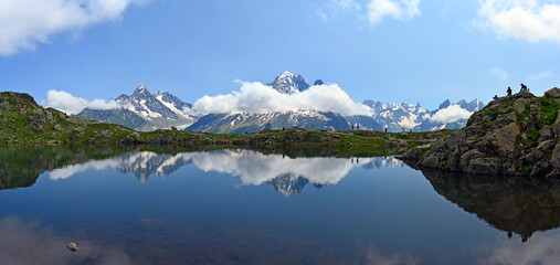 Bergsee Bei Flegere Bei Chamonix