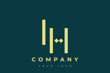 IH Modern Golden Logo