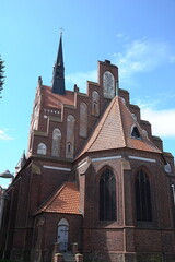 Fototapeta premium Stadtkirche St. Marien in Usedom Stadt