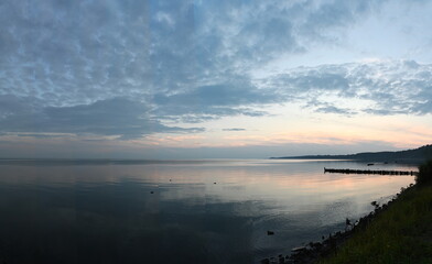 Abend am Stettiner Haff bei Kamminke
