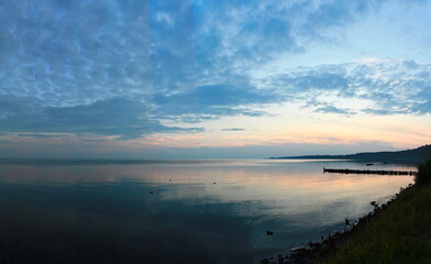 Abend am Stettiner Haff bei Kamminke