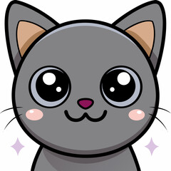 A cute pink cartoon piglet vector illustration with a funny smile and a friendly face is an isolated farm animal drawing for a baby icon